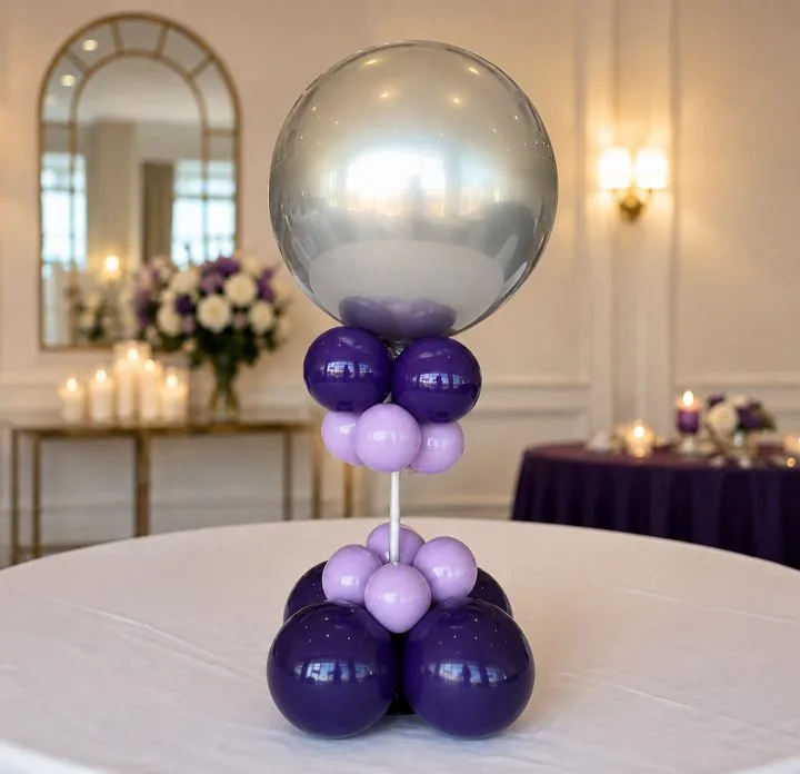 Balloon Centerpieces in Carmichael CA by Air Up Balloons