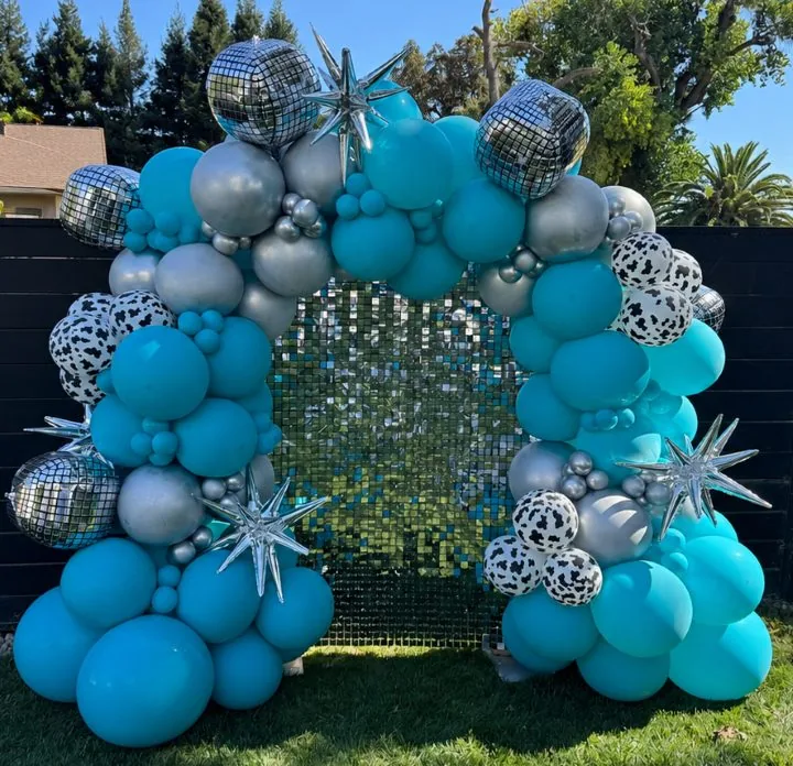 Shimmer Walls in Carmichael CA by Air Up Balloons