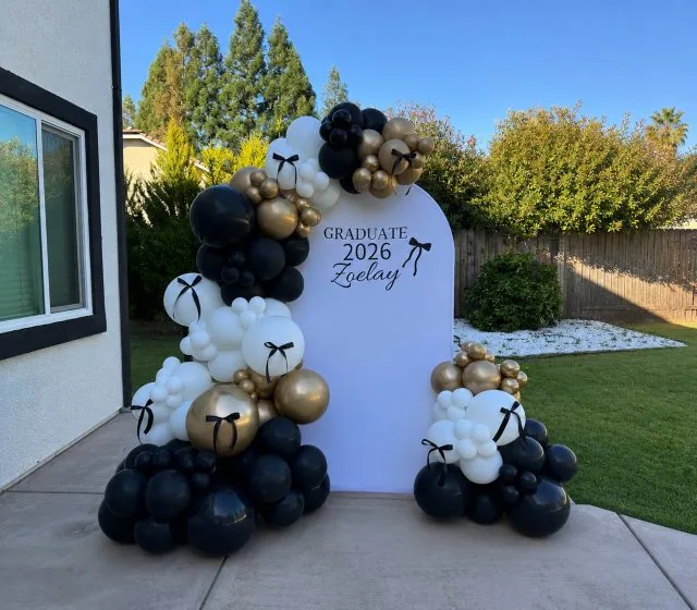 Essential Graduation Backdrop El Dorado Hills CA