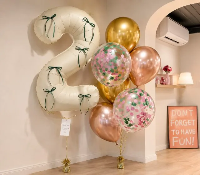Number Balloon Bouquet El Dorado Hills CA