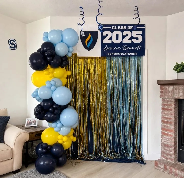 Graduation Balloon Decor in Elverta CA by Air Up Balloons