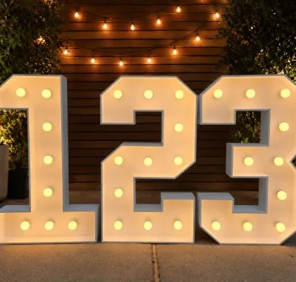 Marquee & Light-Up Numbers Elverta CA