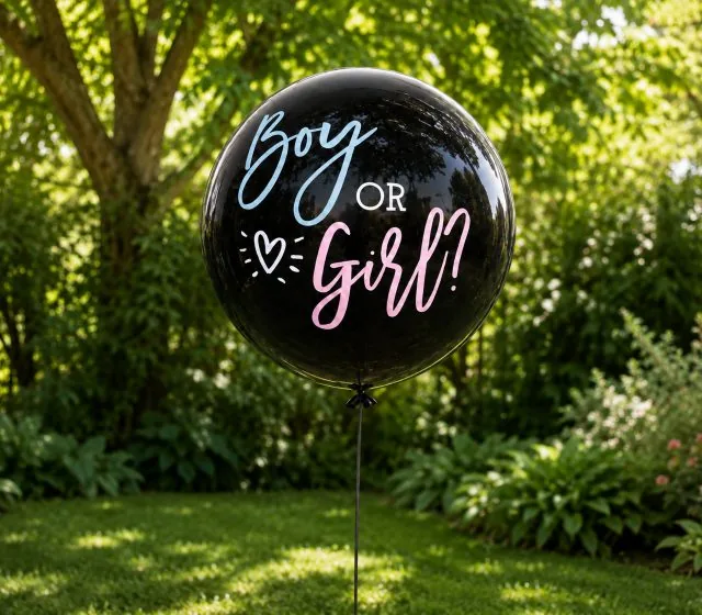 Classic Confetti Gender Reveal Balloon Natomas CA